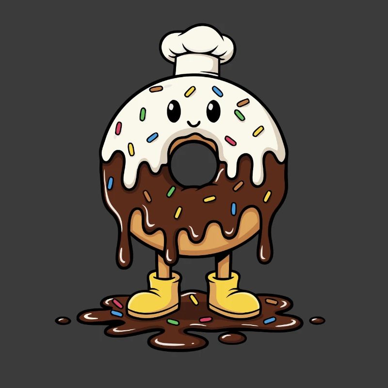 Schmelzender Donut