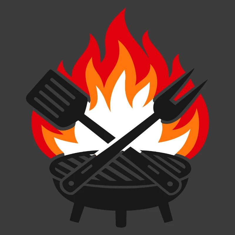 Flammen-Grill-Sommerabend