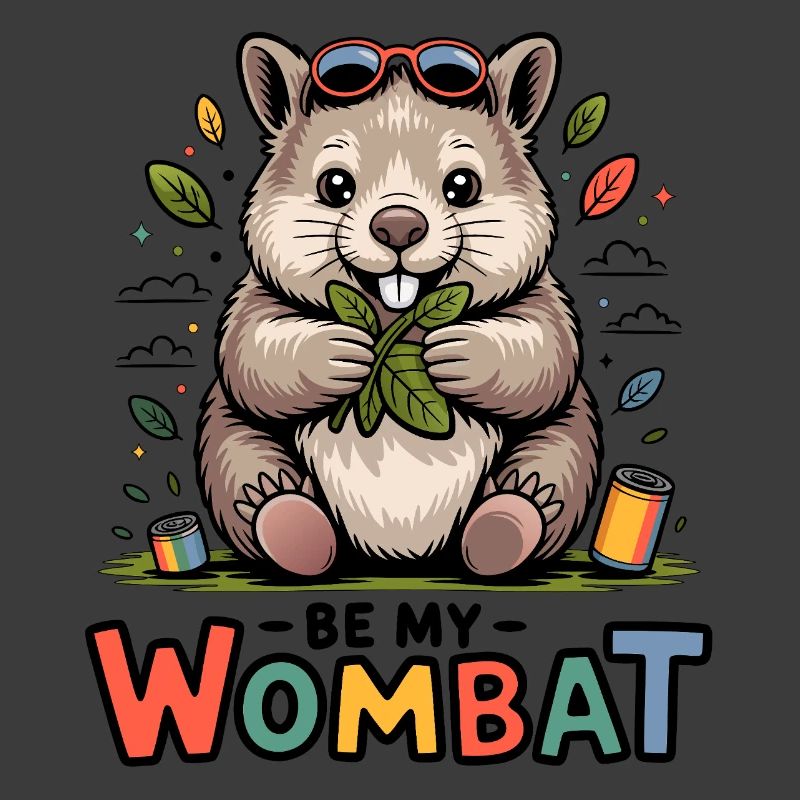 Süßer Wombat Love