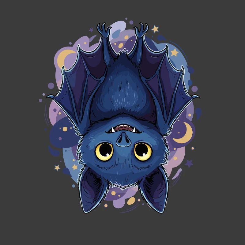 Mondschein Fledermaus Neon