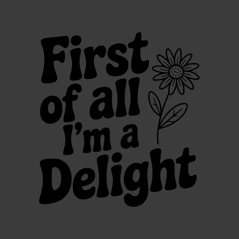 Zunächst einmal bin ich eine Freude