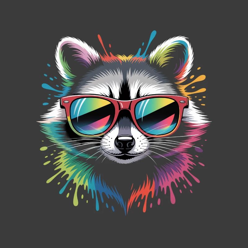 Rainbow Waschbär
