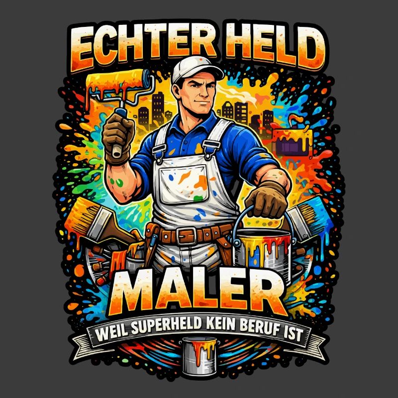 Echter Held Maler – Farbexplosion