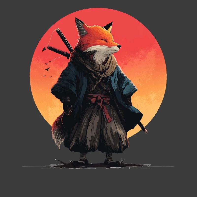 Fox Samurai at Sunset
