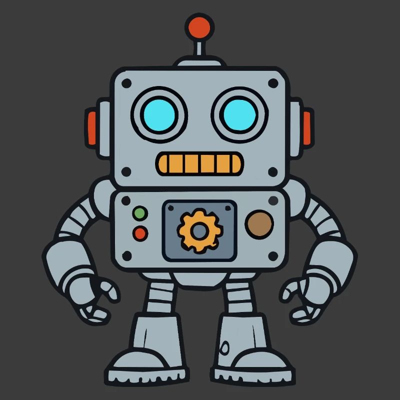 Retro Robot Pop Art