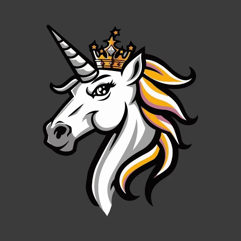 Einhorn Kopf Krone