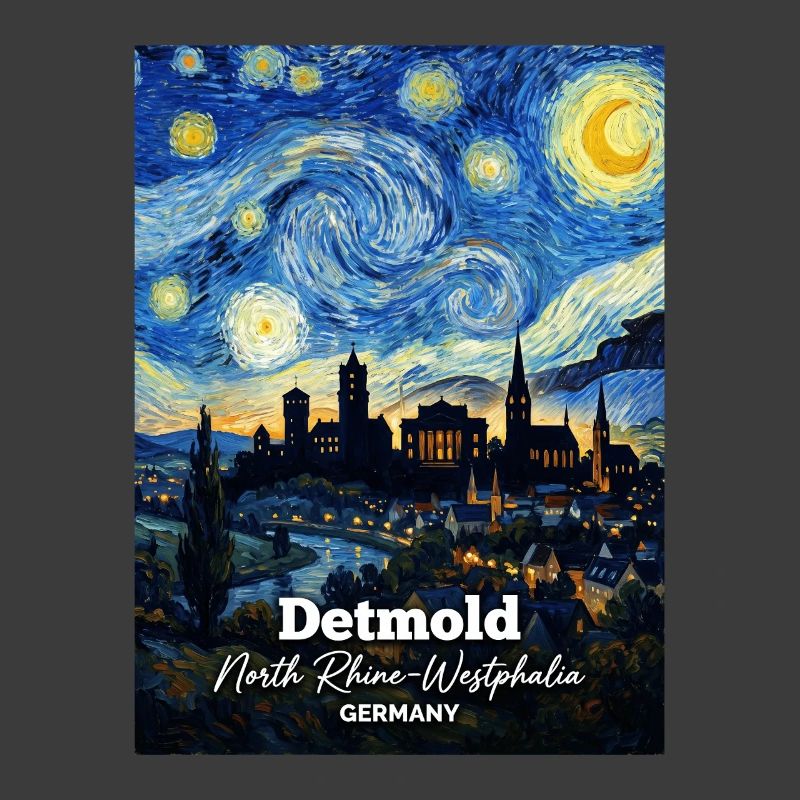 Detmold Germany Starry Night