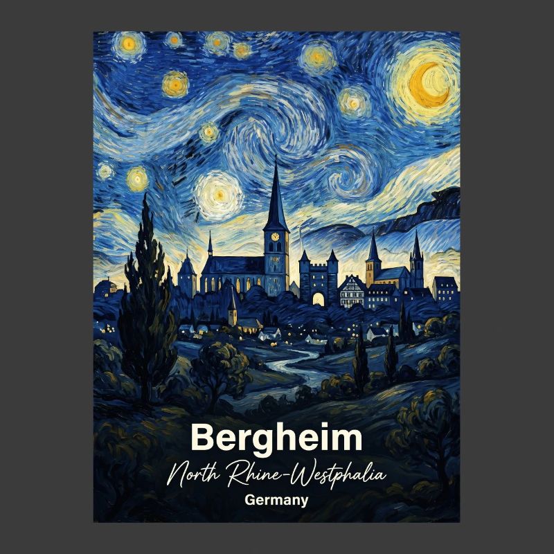 Bergheim Germany Starry Night