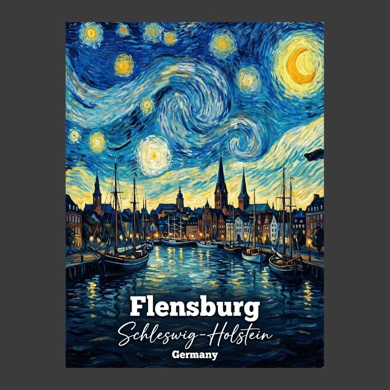 Flensburg Germany Sternennacht