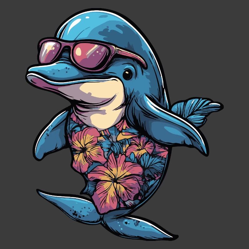 Delfin Comic Urlaub