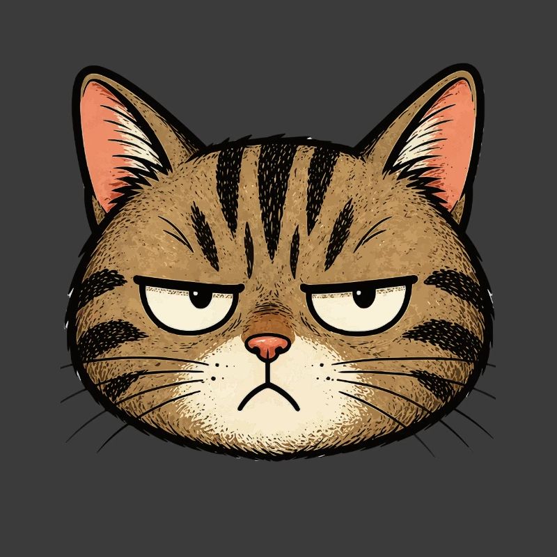 Dessin animé Grim Cat