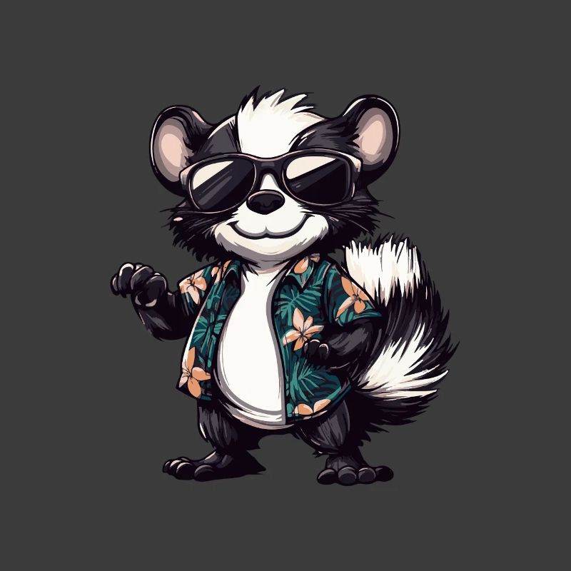Skunk Comic Holiday