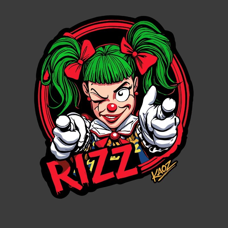 Rizz Clown Neon Pop