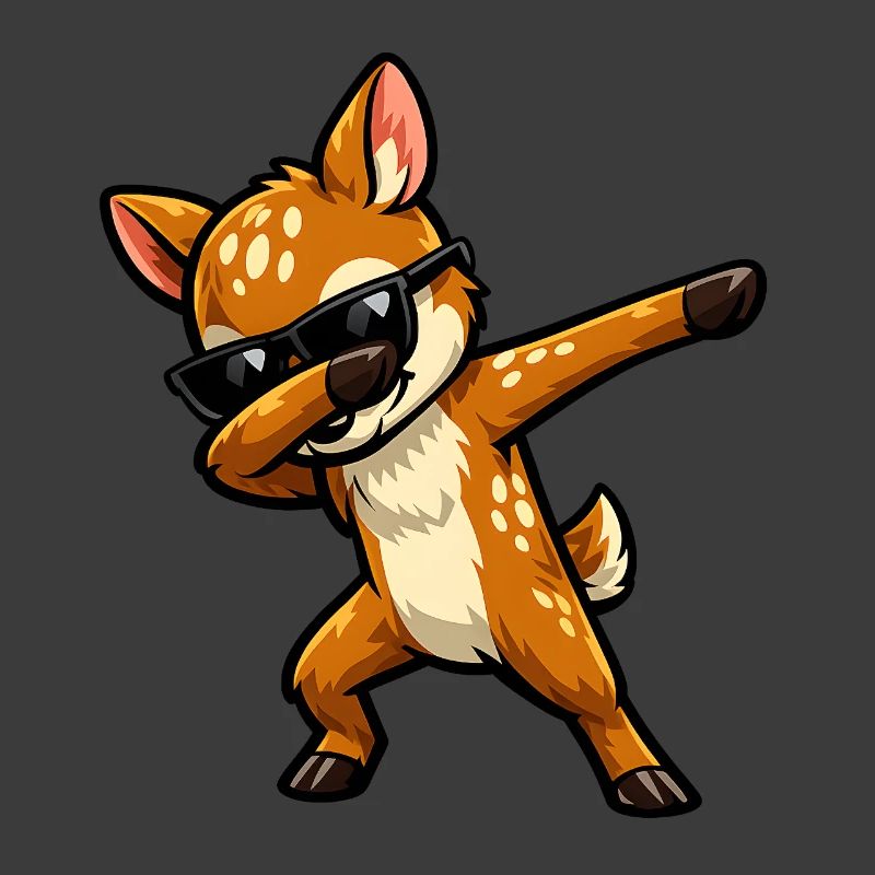 Dabbing Rehkitz