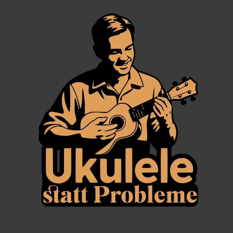 Ukulele Instead of Problems Funny Ukulele Saying