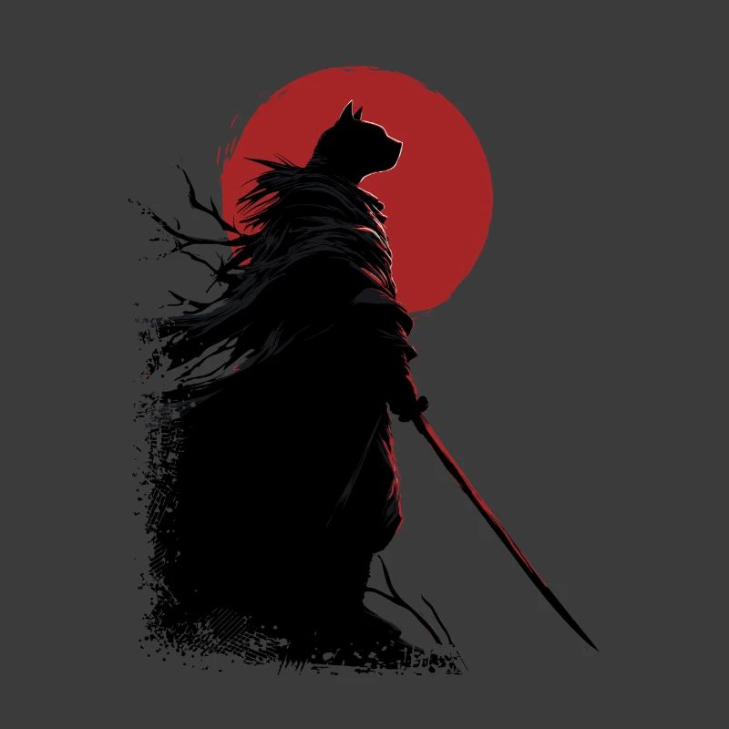 Chat samouraï