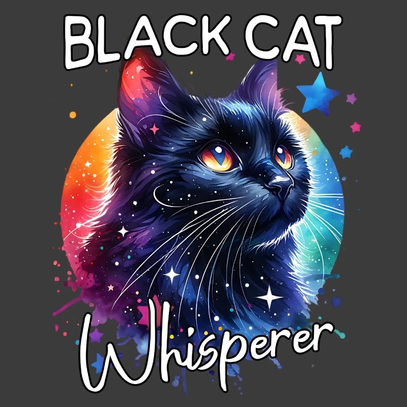 Schwarze Katze Flüsterer