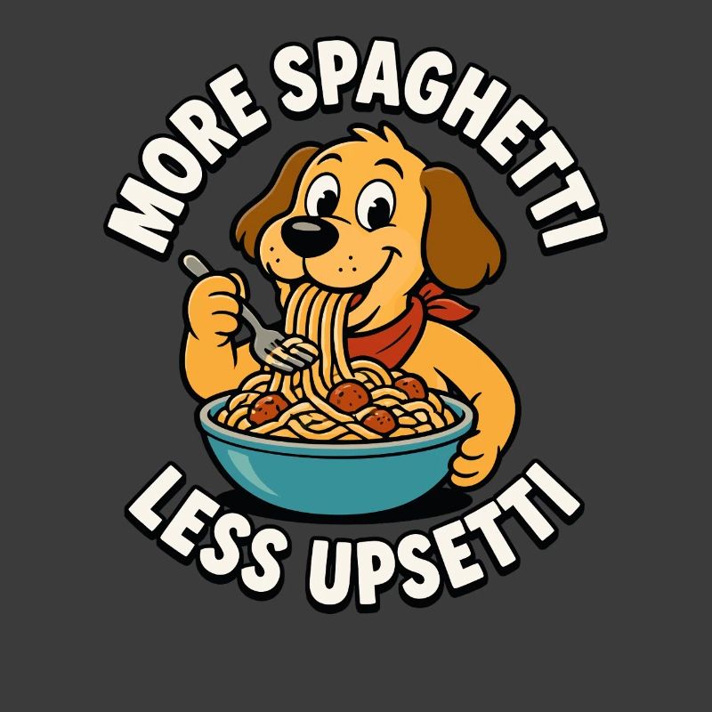 Plus de spaghettis, moins de tracas, spaghettis pour chiens