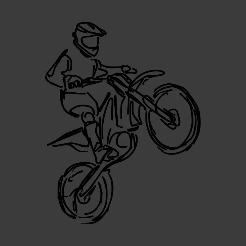 Motocross Drawing