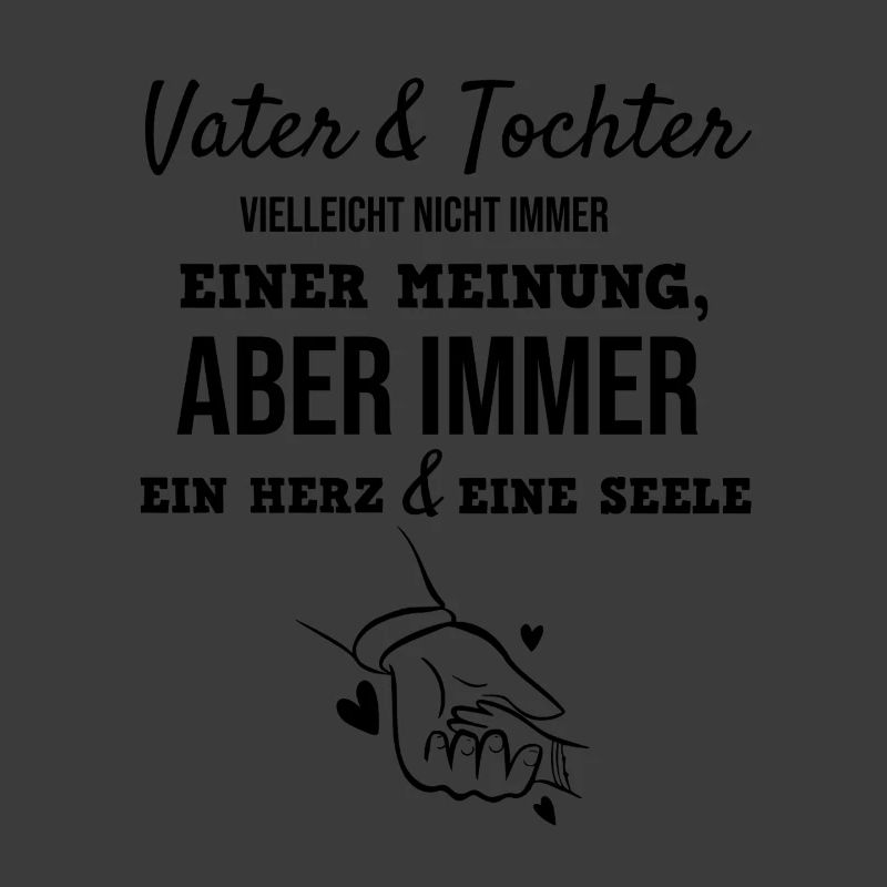 Vater & Tochter Ein Herz und eine Seele Geschenk