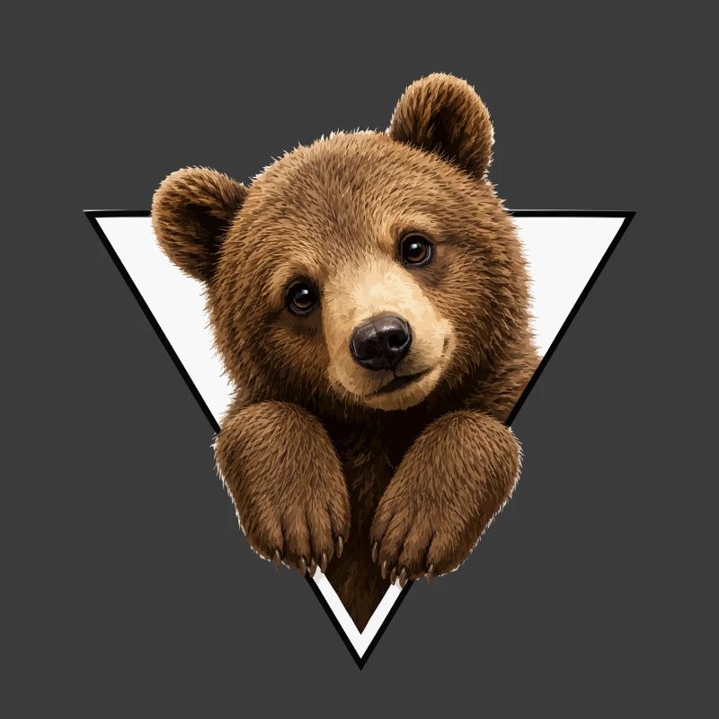 Ourson en triangle