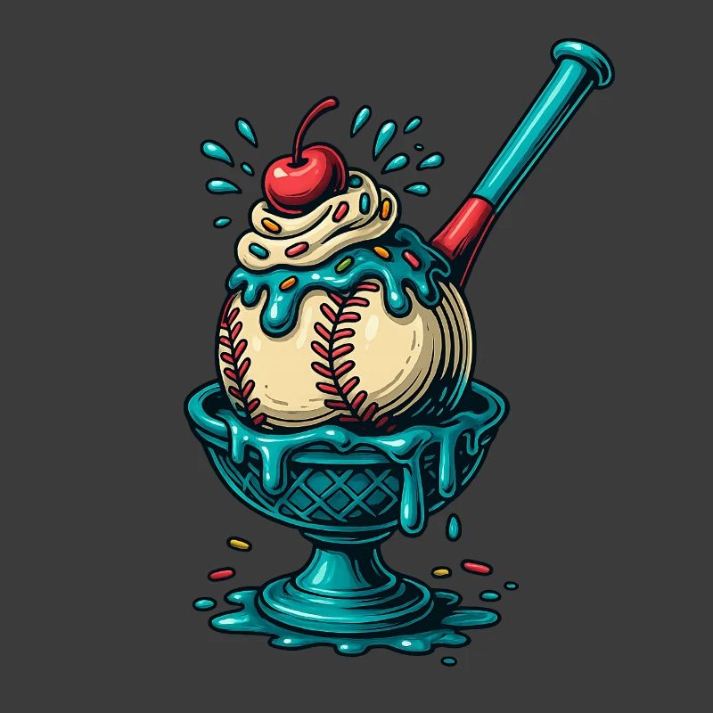 Baseball-Sundae Leckerei