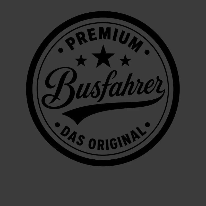 Premium Siegel Busfahrer Original Berufe 