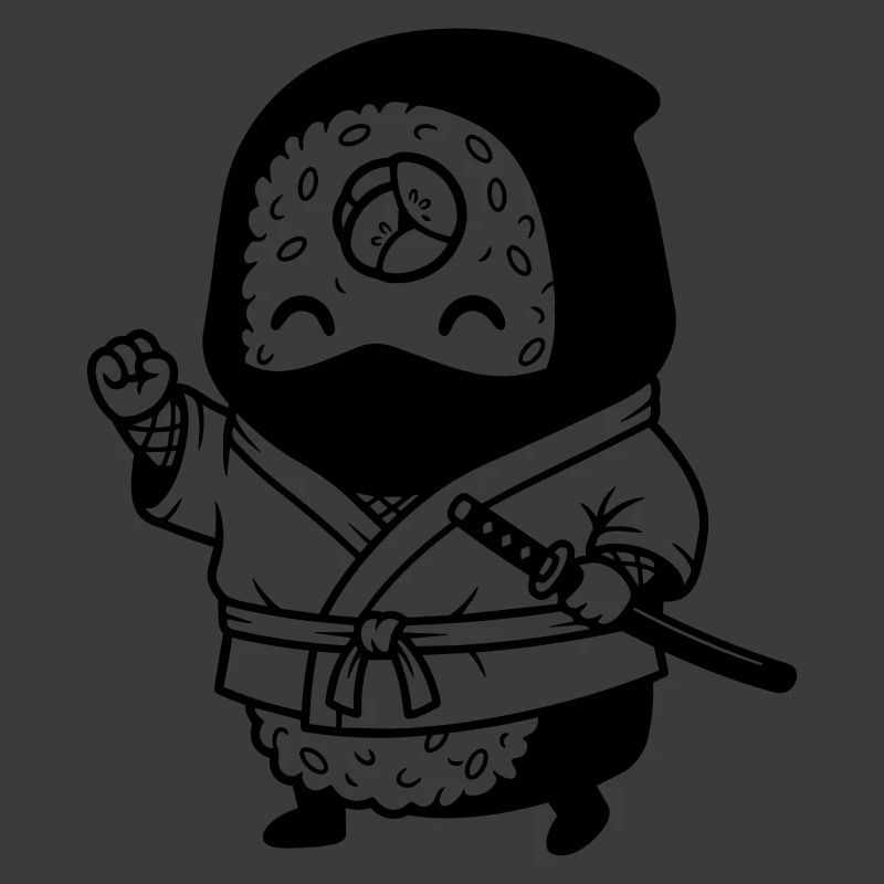 Sushi Samurai Kawaii