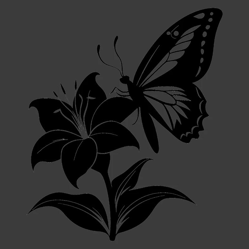 Butterfly on Lily