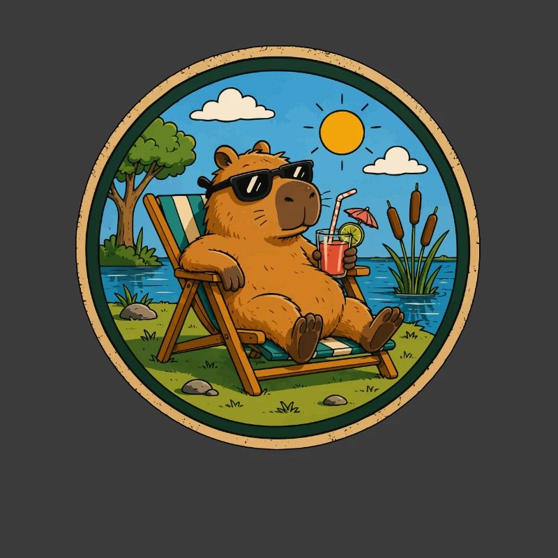 Strandbär mit Sonnenbrille
