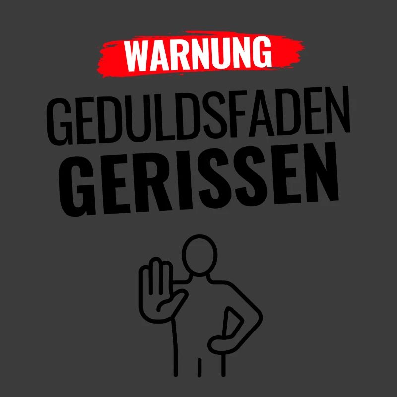 Warnung Humor Statement