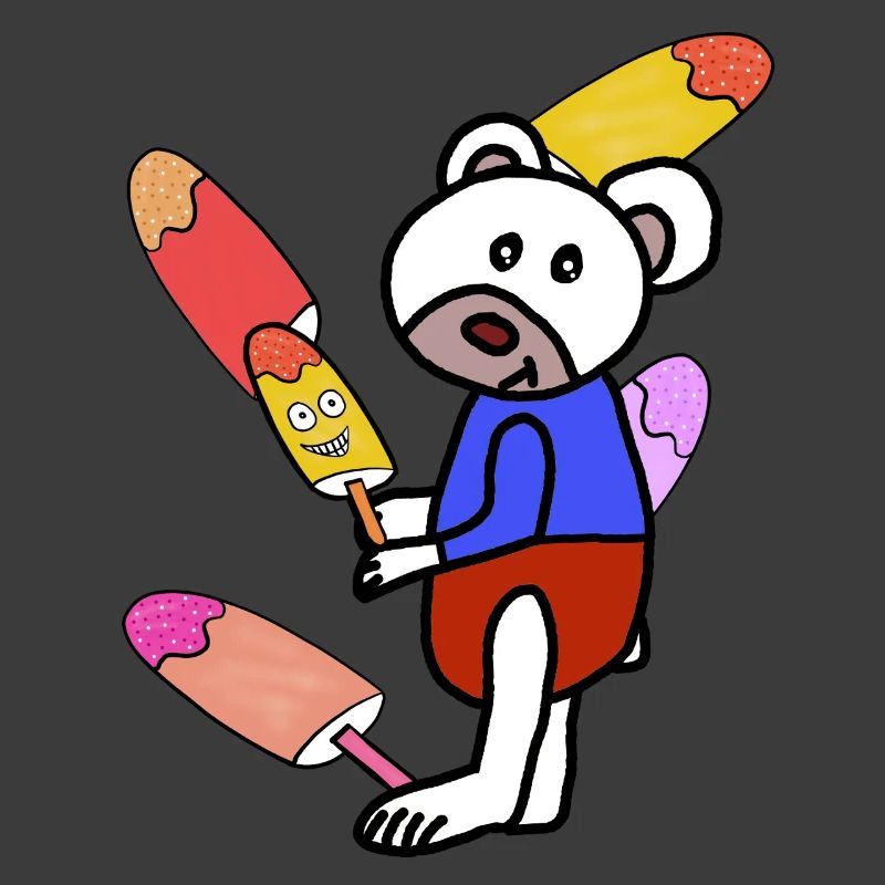 Eisbär Eisbären Eiskrem Eis Kinder Bär 