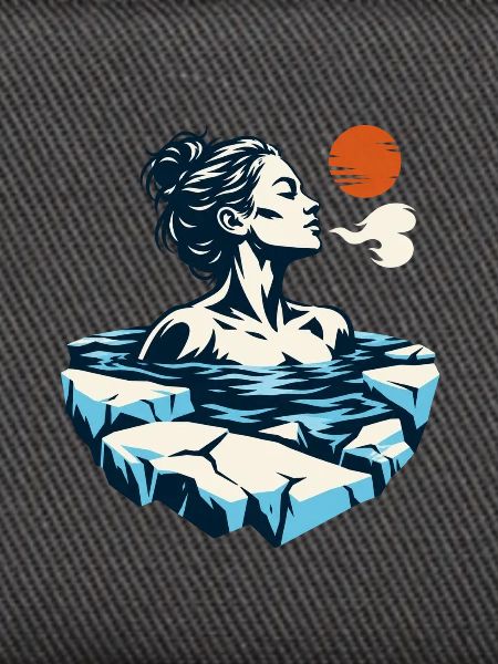 Eisbaden Eisbrecherin