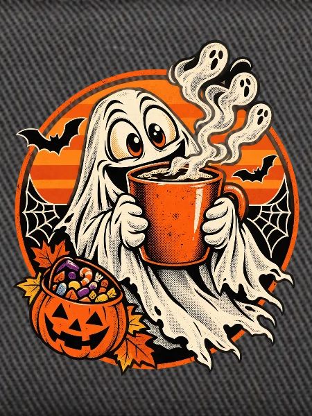 Geist mit Kürbiskaffee