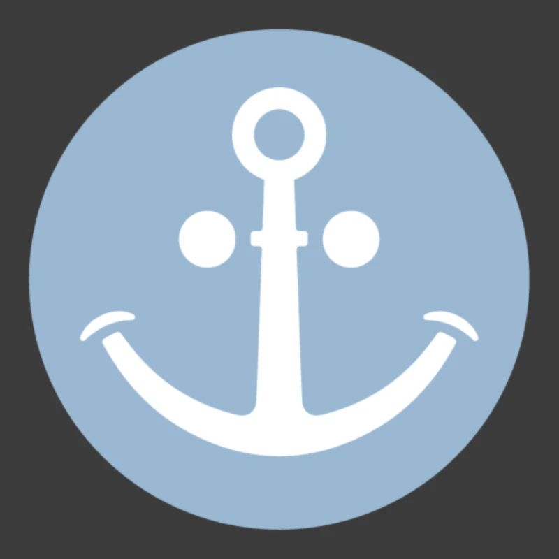 Ancre joyeuse (bleu clair)