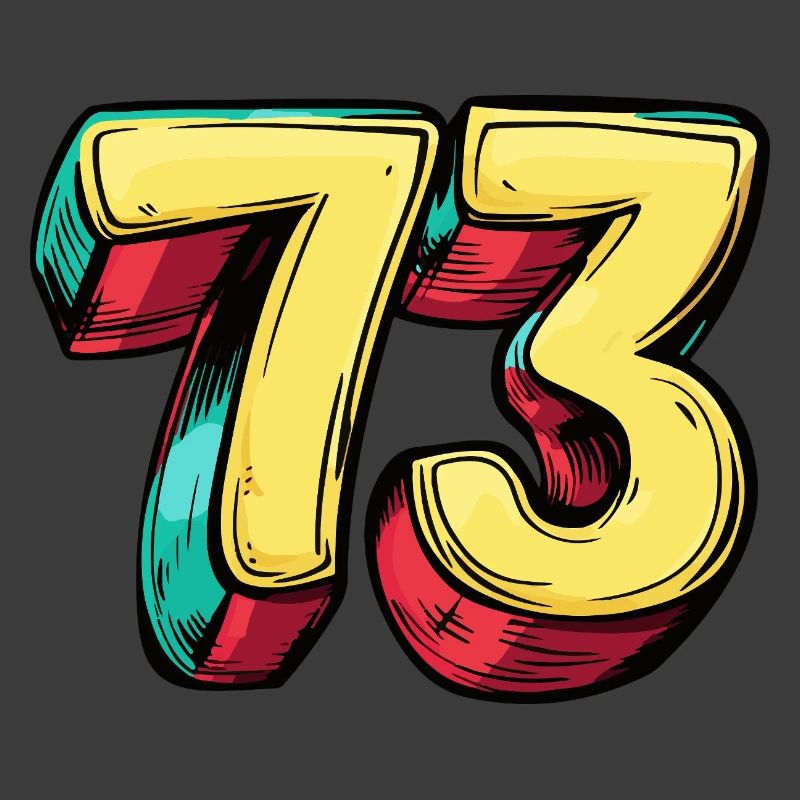 73 Zahl Comic