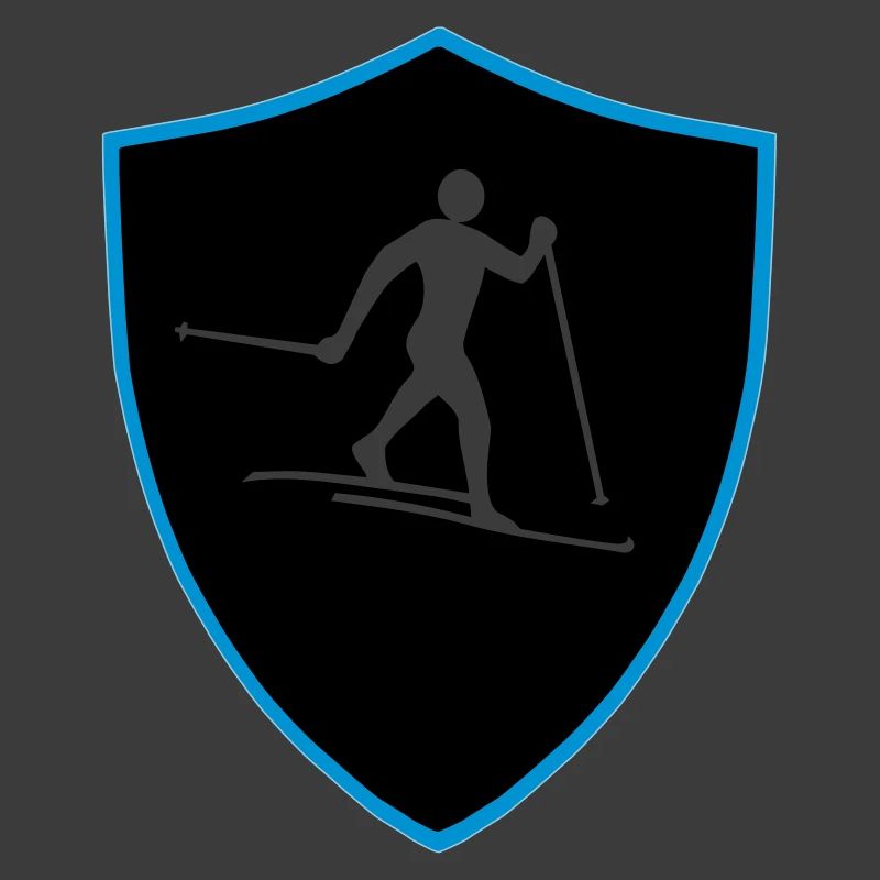 Langlauf Schild
