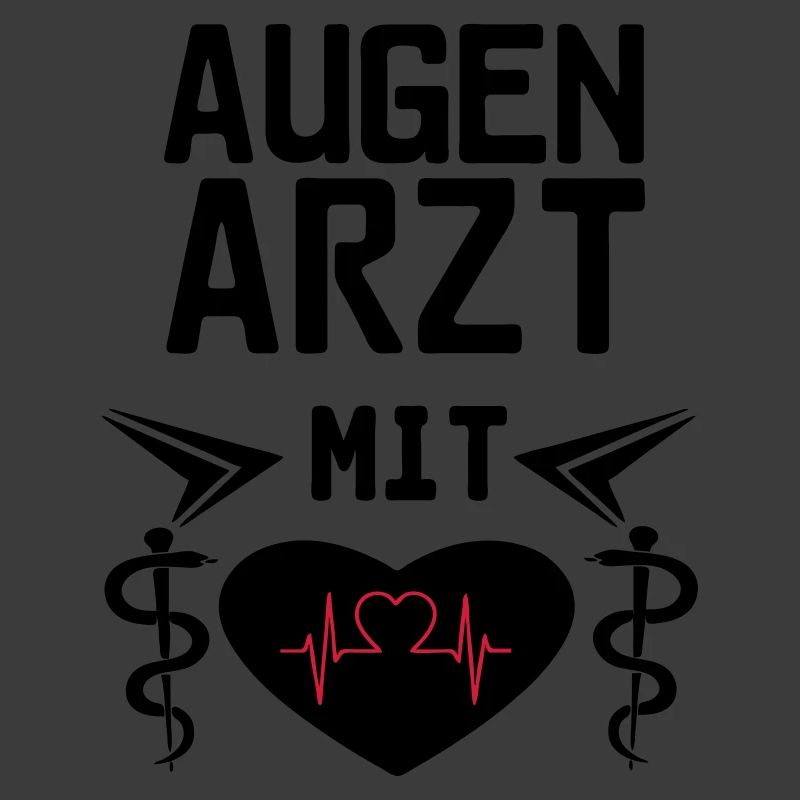 Augenarzt mit Herz Geschenk
