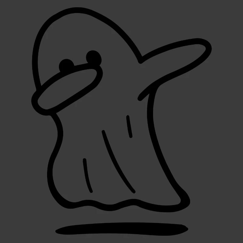 Ghost / Funny ghost / halloween / dabbing ghost