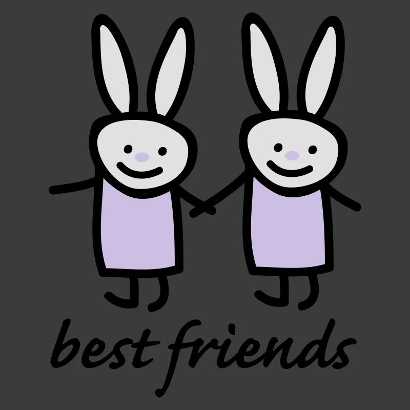 Beste Freunde Hasen