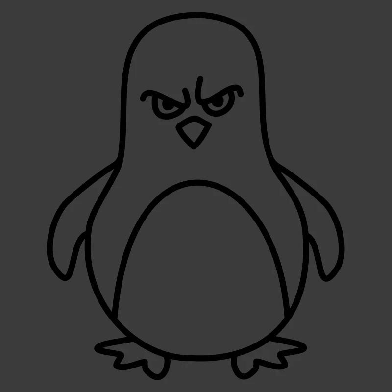 lustiger pinguin