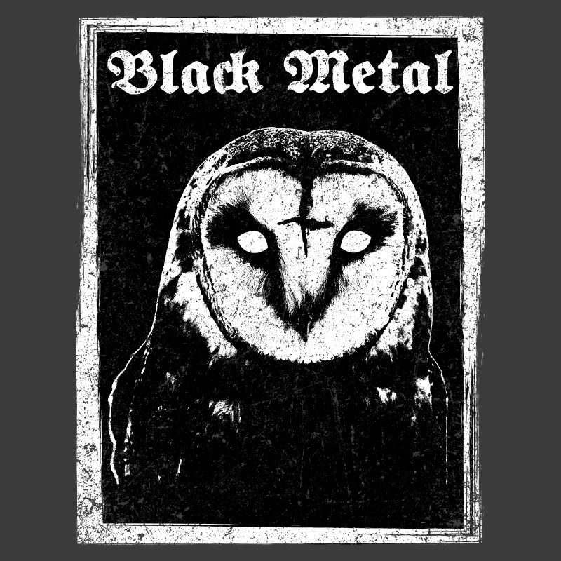 Black Metal Eule