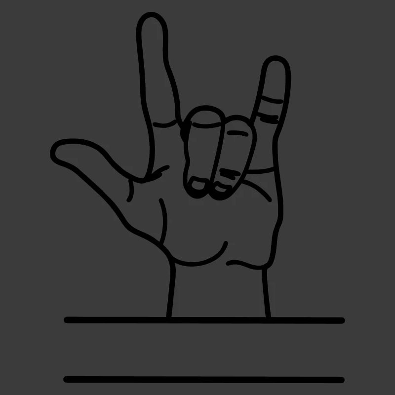 Le geste de la main respecte l’espace texte