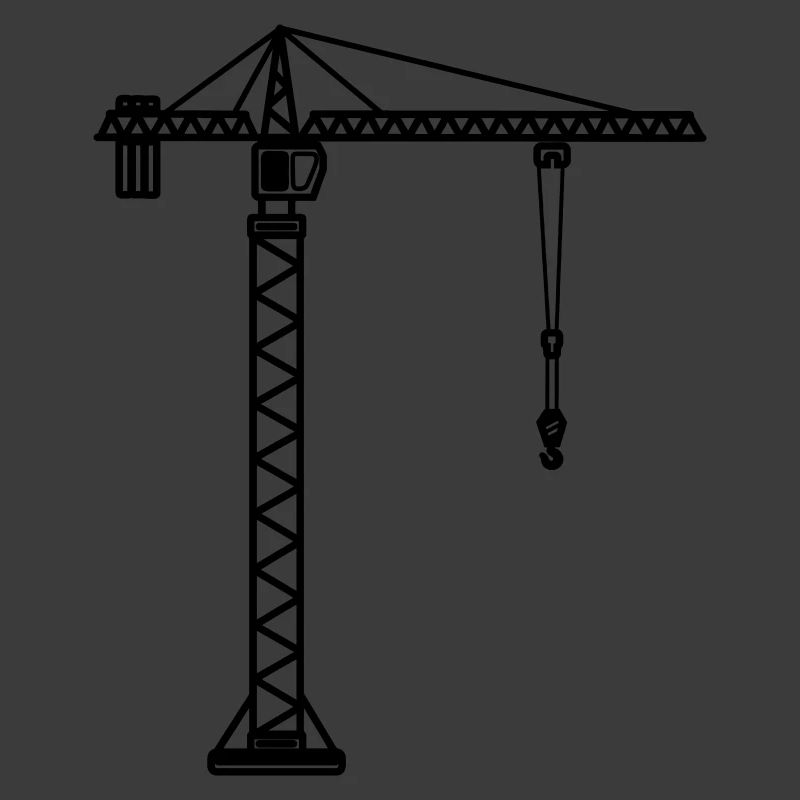 Construction crane for crane operator