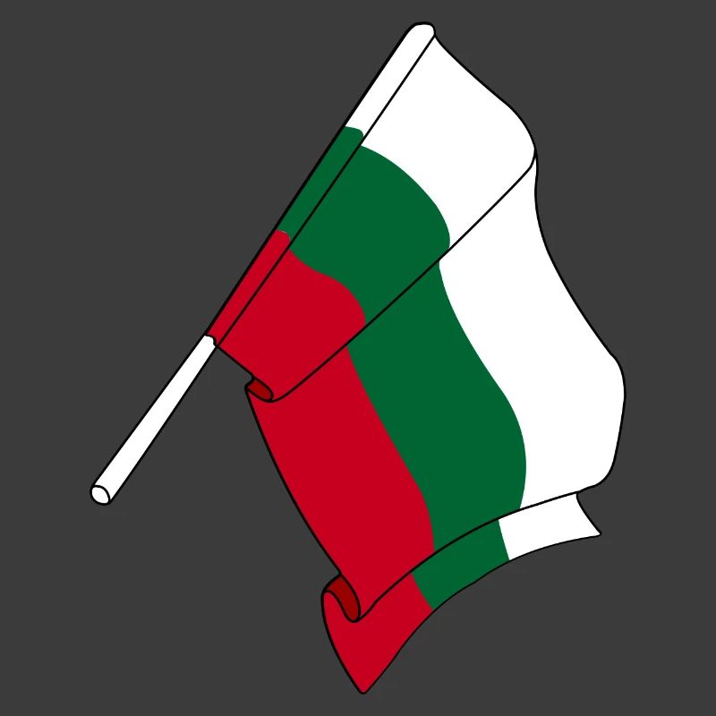 Flagge Bulgarien