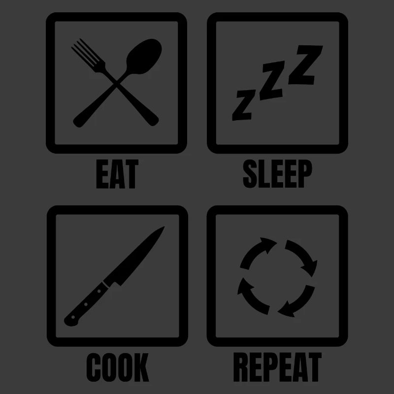 Kochen Tägliche Routine