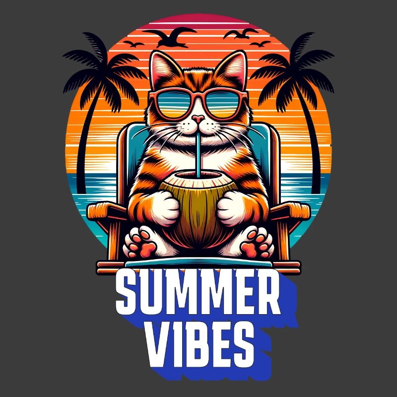 Summer Vibes mit einer coolen Katze