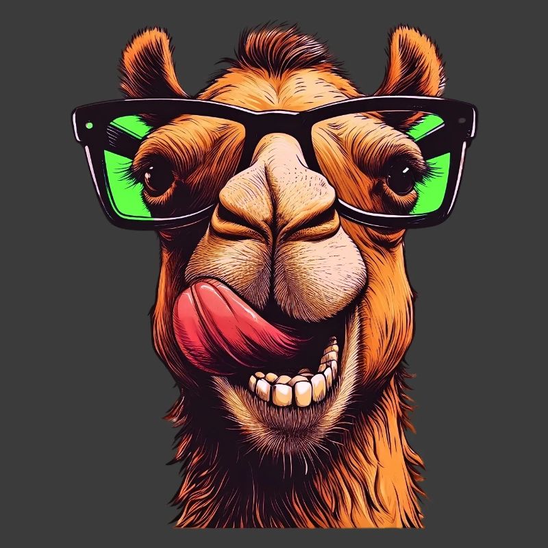 Camel with Sunglasses