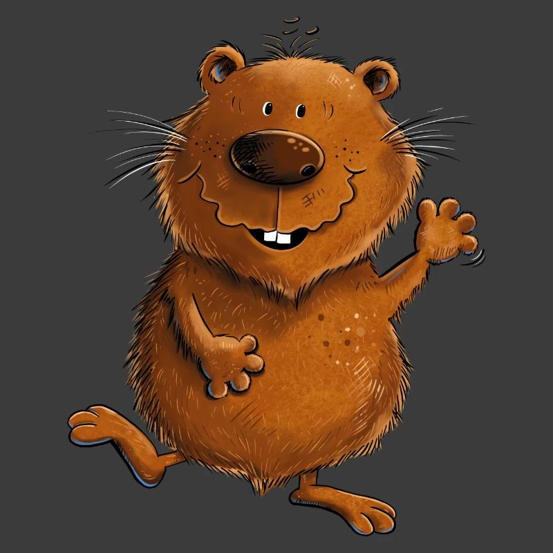 Drolliger Wombat Australien Wildtiere