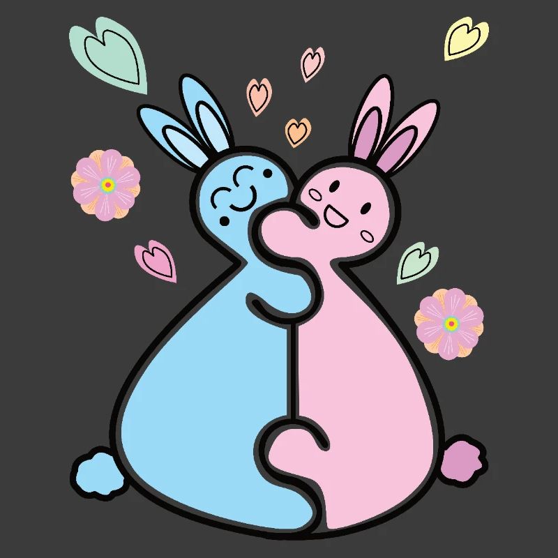 Hasenpärchen